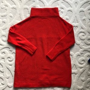 Free People Red Ottoman slouch tunic sweater XS